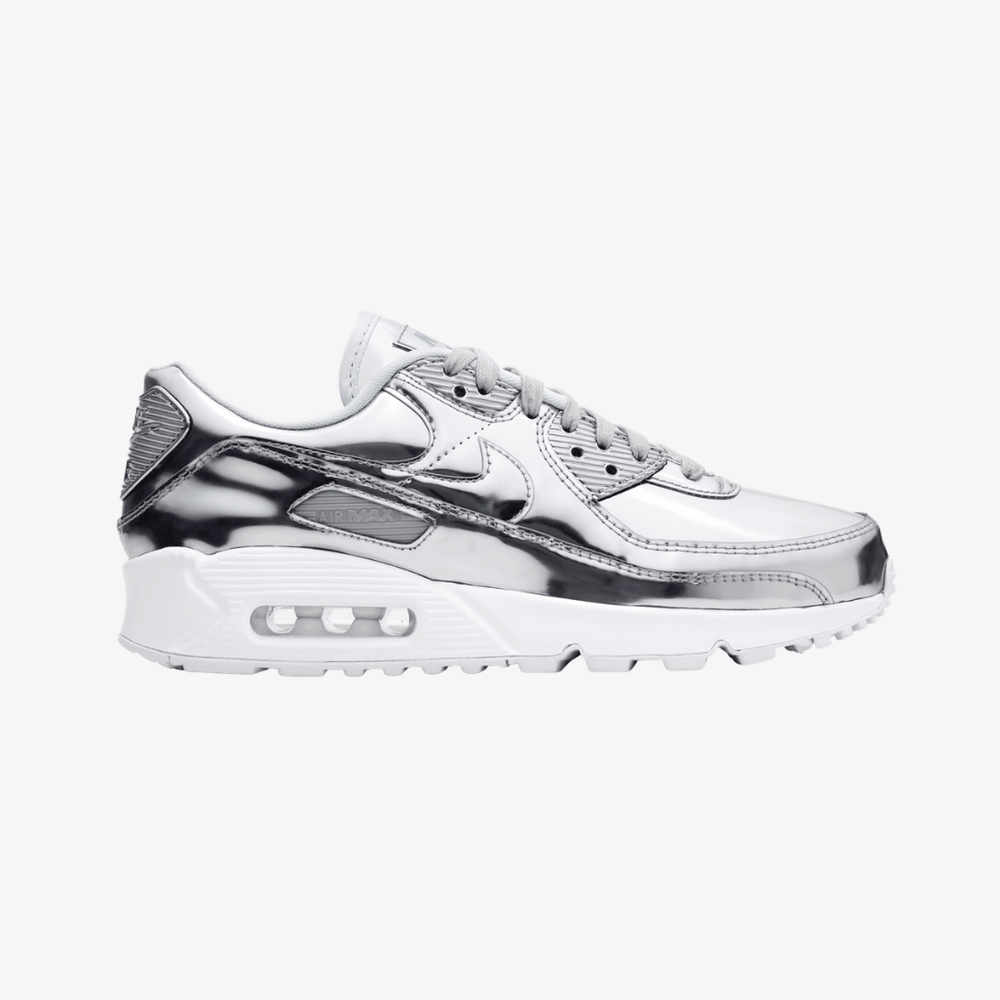 womens nike air max 90 sp (chrome/pure platinum) – Premium Goods