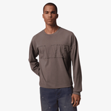mens jordan m j air os l/s tee (cave stone)