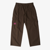 mens parra stuff cargo pants (brown)