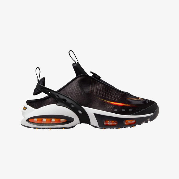 womens nike air max craze (black/bright citrus)