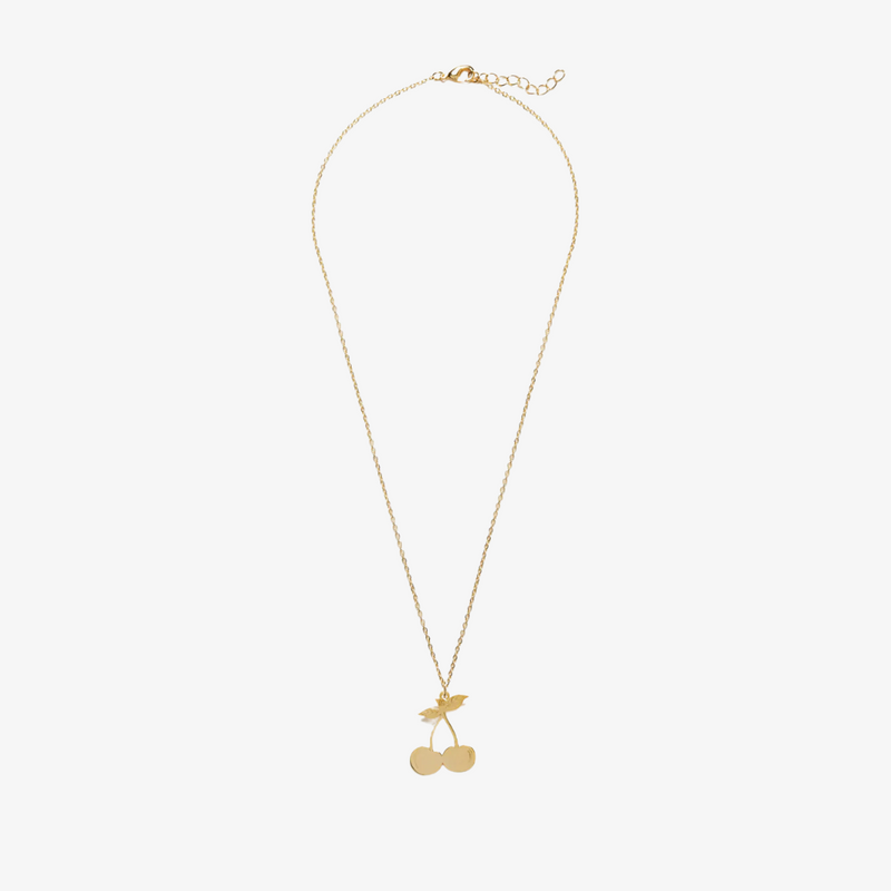 melody eshani golden cherry necklace (gold)