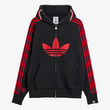 mens adidas x bape full zip shark hoodie (black)