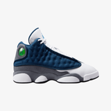 gradeschool jordan 13 retro (flint/university blue)