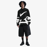 mens nike sportswear club hockey jersey (black/white)