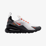 gradeschool nike air max 270 (off white/picante red)
