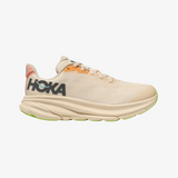 gradeschool hoka clifton 9 (vanilla/astral)