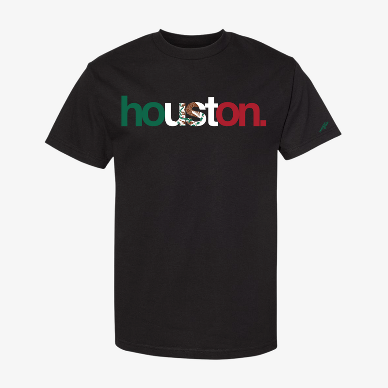 mens premiumgoods. houston. mexico s/s tee (black)