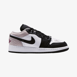 gradeschool jordan 1 low se (black/team red/white)