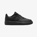 preschool nike force 1 low (black/black)