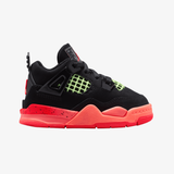toddler jordan 4 retro (black/infrared 23-bright mango)