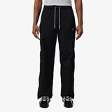 mens jordan brooklyn festival pants (black/pale ivory)