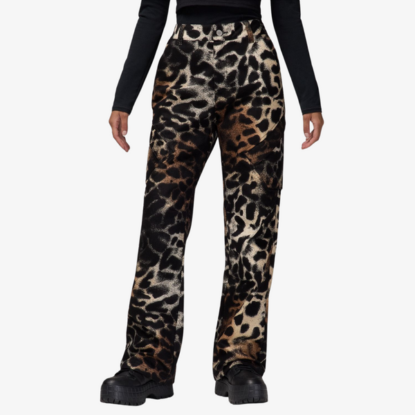 womens jordan printed chicago pants (archeo brown)