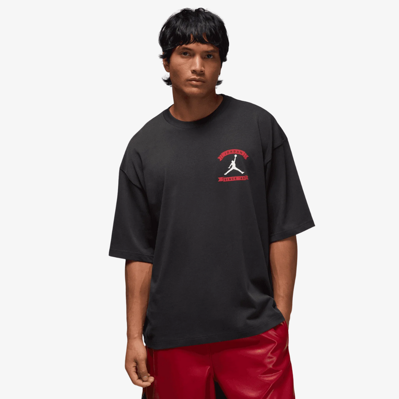 mens jordan reissue oversized s/s crew (off noir)
