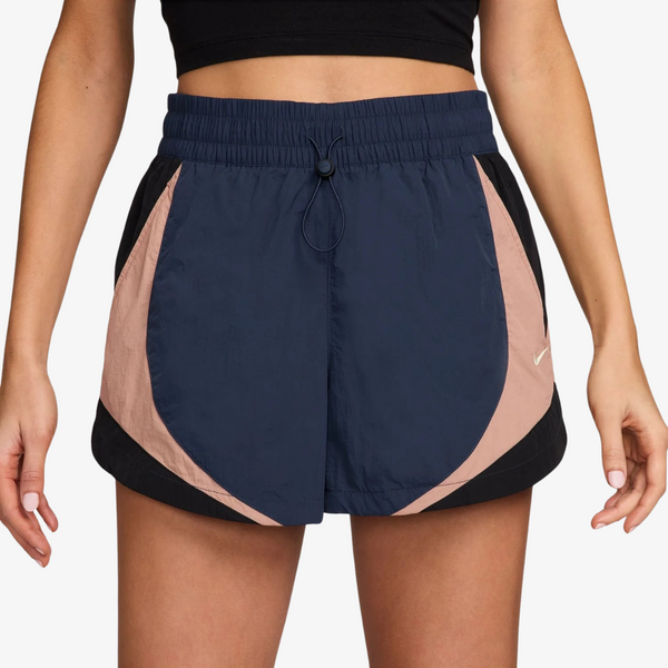 womens nike sportswear track short (midnight navy)