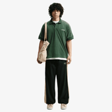 mens nike sportswear club french terry polo (fir/phantom)