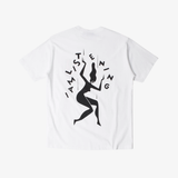 mens parra not listening s/s tee (white)