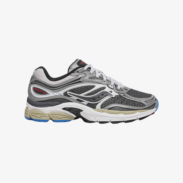 mens saucony progrid omni 9 (grey silver)