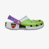 toddler crocs x disney pixar's toy story buzz lightyear classic clog (blue/grey)