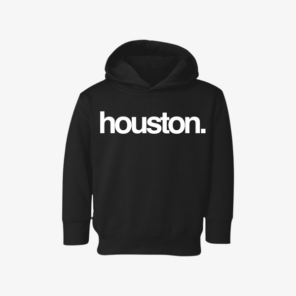 kids premiumgoods. houston. pullover hoodie (black/white)