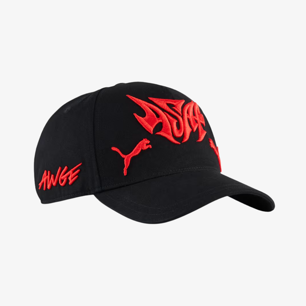puma x a$ap rocky seatbelt cap (puma black/fierce red)