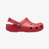 toddler crocs classic clog (red)