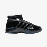 mens jordan 17 low sp (black/black-metallic silver)