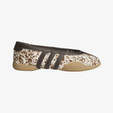womens adidas taekwondo mei ballet (off white/brown/gum4)