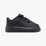 toddler nike force 1 low (black/black)