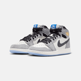 gradeschool jordan 1 high og (cool grey/black/game royal)
