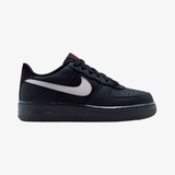 gradeschool nike air force 1 dark (obsidian/white-black)