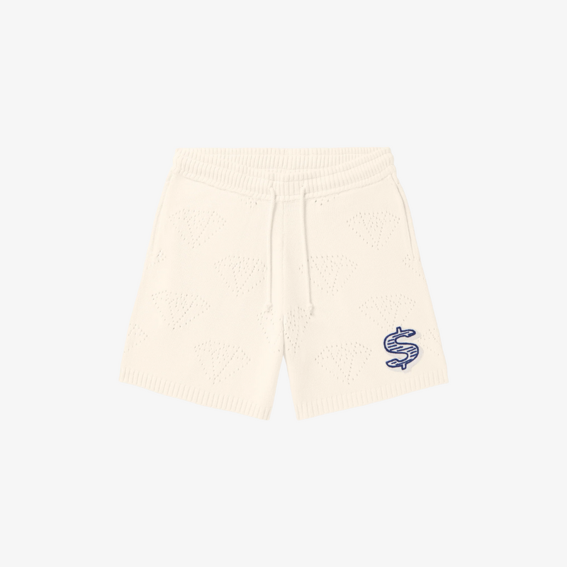mens billionaire boys club cubic shorts (gardenia)