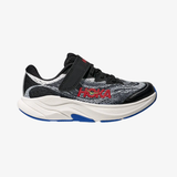 preschool hoka rincon 4 (black/red)