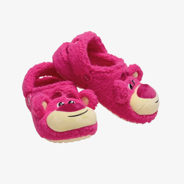 gradeschool crocs x pixar lotso lined clogs (pink)