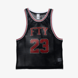 mens jordan x free the youth basketball jersey (black/lt crimson)