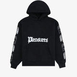 mens pleasures angel demon hoodie (black)
