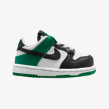 toddler nike dunk low (off white/black-malachite)