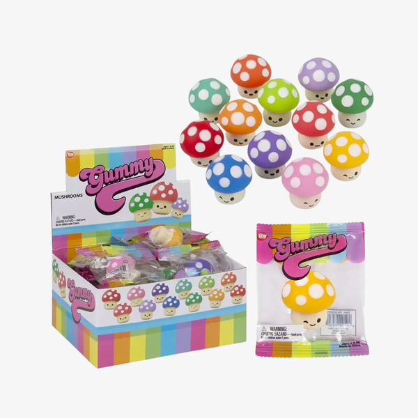 la luna bella toys 1.5 gummy mushrooms toy