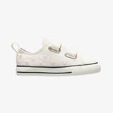 toddler converse ctas 2v ox (vintage white/new found bloom)