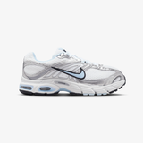 womens nike air max moto 2k (white/hydrogen blue)