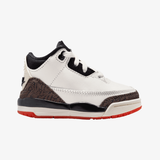 toddler jordan 3 retro (sail/black-university red)