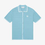 mens sergio tacchini riva cabana s/s shirt (stillwater)