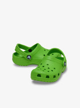 toddler crocs classic clog (green)