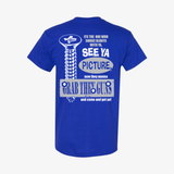 mens premiumgoods. grab they guns s/s tee (royal)