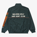 mens malbon golf hunt club windbreaker (forest green)