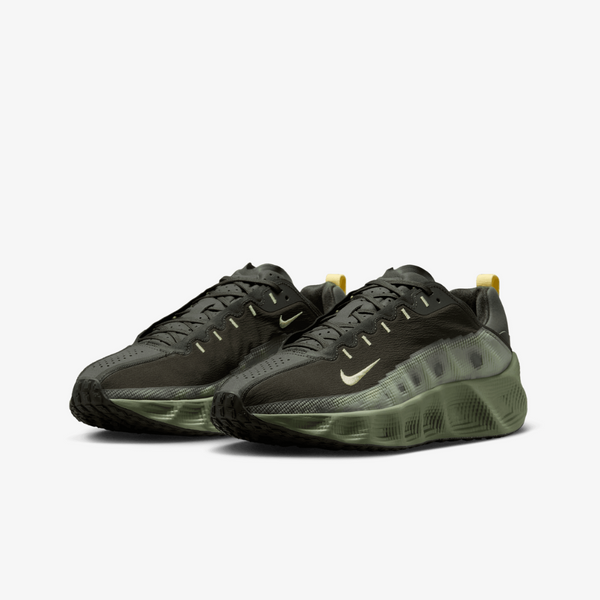 mens nike ava rover (sequoia/soft yellow)