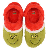 gradeschool crocs x the grinch classic lined clog (green/red)