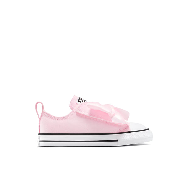 toddler converse ctas one strap ox (pink frosting/white)
