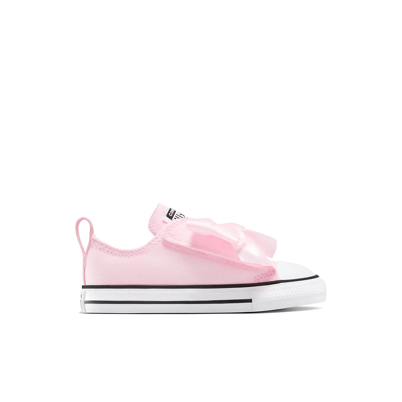 toddler converse ctas one strap ox (pink frosting/white)