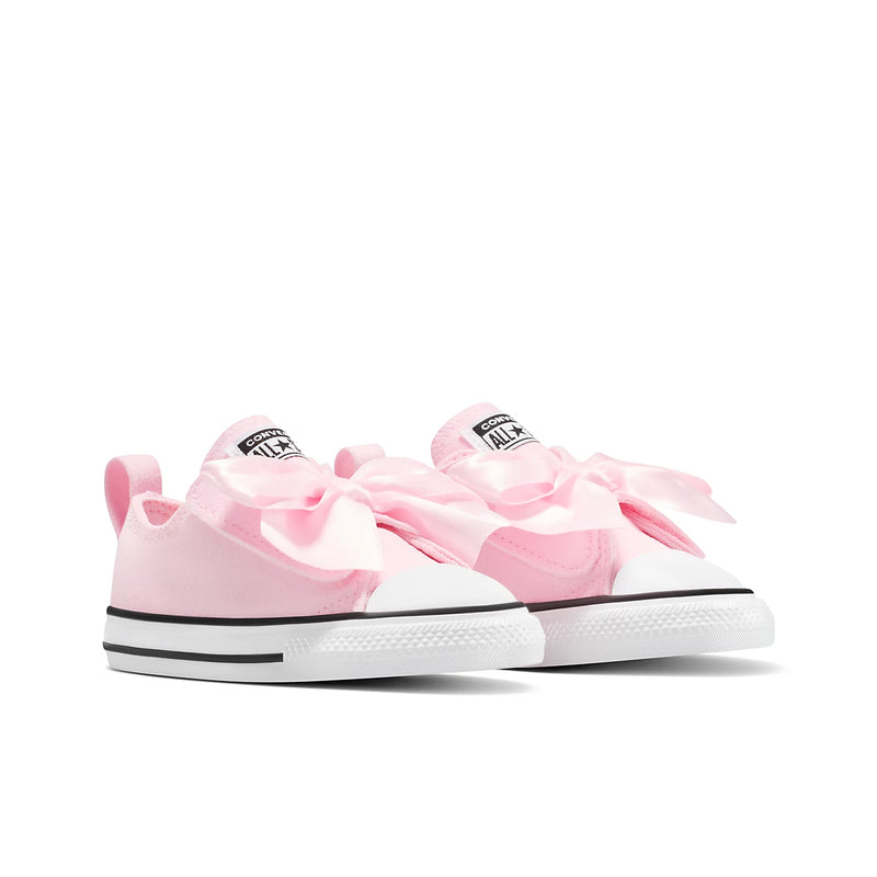 toddler converse ctas one strap ox (pink frosting/white)