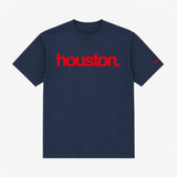mens premiumgoods. houston s/s tee (navy/red)